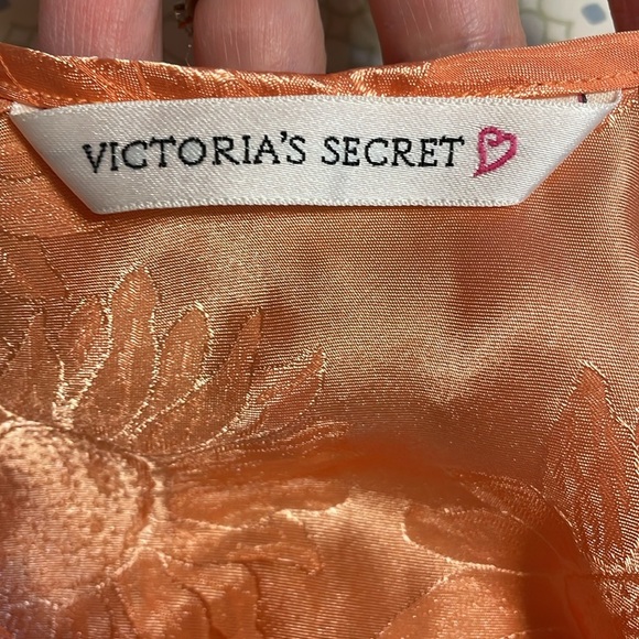 Vintage Victoria's Secret Sherbet Satin Tank Top, 90s, Medium - Picture 5 of 6